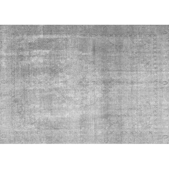Ahgly Company Indoor Rectangle Persian Gray Traditional Area Rugs, 8' x 12'