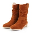 thumbnail image 2 of Botas Occidentales Puntiagudas para Mujer Con Hebilla Antideslizante Uso Diario, 2 of 9