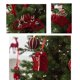 thumbnail image 1 of Xihbxyly Colgante de Lazo Rojo Vino, Diseño de Reno de Terciopelo, Elegante Adorno para Árbol de Navidad, Decoración para Escalera de Sala de Estar, Fácil de Colgar, Perfecto para Decoración Navideña, 1 of 6