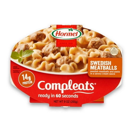(6 pack) Hormel Compleats Swedish Meatballs, 9 (The Best Frozen Meatballs)
