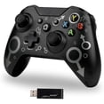 thumbnail image 1 of Wireless Controller for Xbox One with 2.4 GHz Wireless Adapter, Xbox One X/S/PS3 and PC (Black), 1 of 5