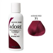 Adore Semi Permanent Hair Color 71 Intense Red For all hair types 4 oz, Adult