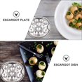 thumbnail image 4 of NUNADERNU 2 Pcs Assiette à Escargots Assiette à Escargots Assiette à Escargots en Acier Inoxydable Assiette à Escargots 12 Trous Plat à Escargots, 4 of 5