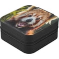thumbnail image 2 of GZHJMY Red Panda Jewelry Box Organizer for Women Girls, Travel Jewelry Case Jewelry Organizer for Storage Rings Earrings Necklaces Bracelets18 for Necklace Bracelet Earrings Rings, 2 of 7