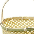 thumbnail image 4 of Cesta de frutas tejida a mano, cesta para guardar frutas y aperitivos, ideal para cocina, hogar y cafetería. Mango beige, 4 of 5