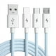 thumbnail image 4 of el macarrón de carga rápido 66W trenzó el cable de carga uno-tres para el cable de datos de Apple Android TypeC, 4 of 4