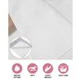 thumbnail image 6 of Light Grey Striped Kitchen Dish Towels for Drying Dishes Set of 4, White Simple Neutral Modern Waffle Weave Microfiber Hand Tea Bathroom Towels Quick Dry & Absorbent Towel 15.7x23.6, 6 of 7
