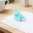 thumbnail image 2 of Fokuz Paper Translucent Triangular Corner Paper To Hold 50 Sheets Book Page Holder Books Curling For Classroom Students Teacher|File Folder Racks, 2 of 5