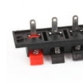 thumbnail image 4 of 4 Terminals Spring Push Type Speaker Audio Terminal Board Connector Red Black, 4 of 4