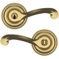 thumbnail image 3 of Baldwin 5245.Lent 5245 Left Handed Single Cylinder Keyed Entry Door Lever Set - Brass, 3 of 7
