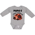 thumbnail image 3 of Inktastic Papa's Little Ladybug Boys or Girls Long Sleeve Baby Bodysuit, 3 of 5