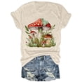 thumbnail image 1 of TINZ Mode Décontractée pour Femmes T-Shirt à Manches Courtes Col Rond Imprimé Drapeau Manches Longues Pack de Chemises Athlétiques pour Femmes, 1 of 2