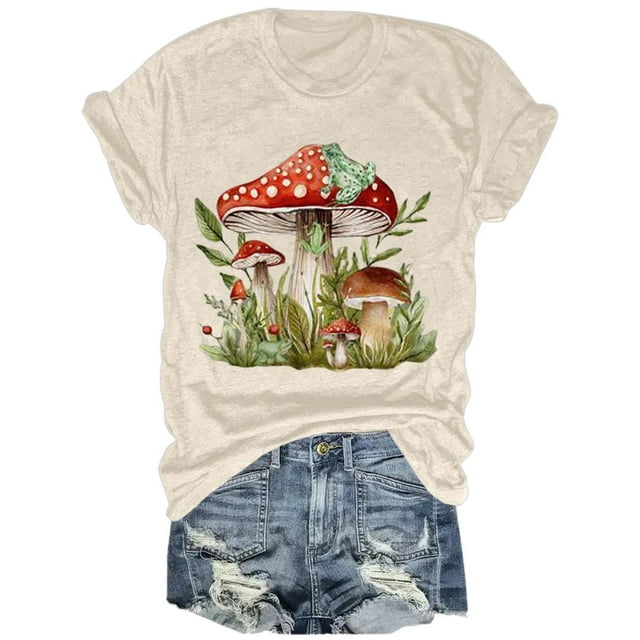 TINZ Mode Décontractée pour Femmes T-Shirt à Manches Courtes Col Rond Imprimé Drapeau Manches Longues Pack de Chemises Athlétiques pour Femmes
