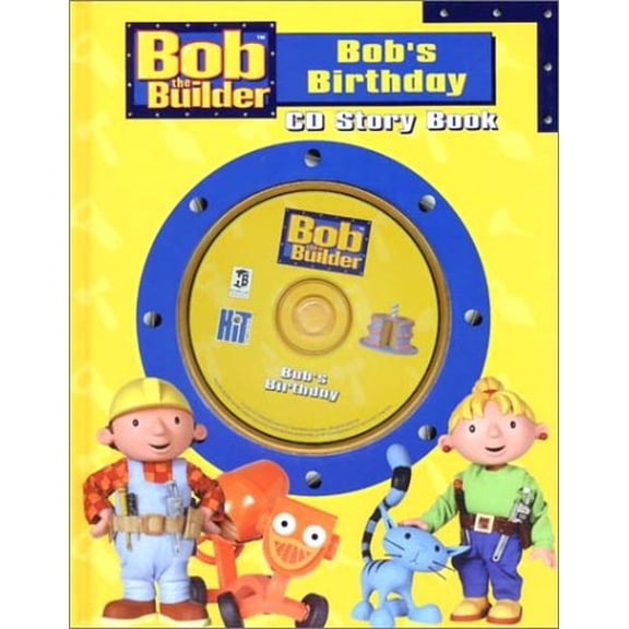 Pre-Owned Bob the Builder: Bob's Birthday CD Story Book, 9781865159546, 1865159549, Hardcover,