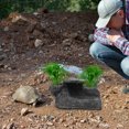 thumbnail image 1 of CATIEBYE Wear Resistant Resin Turtle Ramp Dark Grey Decorative Platform for Lizards and Tortoises, 1 of 6