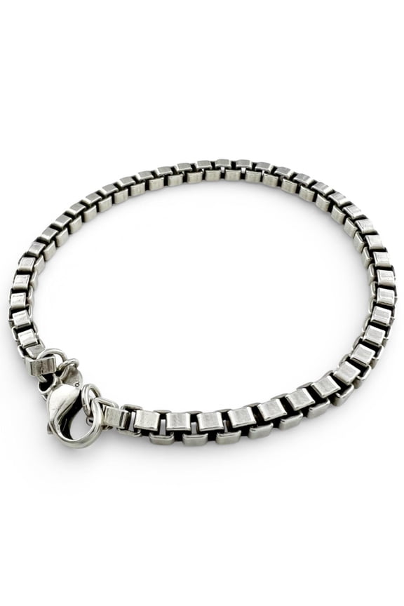 Pre-Owned TIFFANY&Co. Tiffany Venetian Bracelet, AG925, 19cm length, Silver, 15.7g, Men's.
