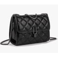 thumbnail image 2 of Bolsa Xtellar Mujer Bolso Cruzado para Mujer Pequeña, Bolsa de Mano de Piel con Cadena Metálica, Bolsas Hombro, Bandolera Color Negro, 2 of 5