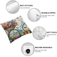 thumbnail image 4 of Acheng Spring Pillow Covers Set of 2 Farmhouse Decorative Pillow Covers Blue Truck Bicycle Fresh Flowers Hydrangea Butterfly Throw Pillow Cover Spring Home Decor Cushion Case White, 4 of 6