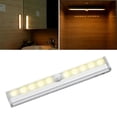 thumbnail image 4 of PIR Inalámbrico LED Sensor De Movimiento Luz Armario Armario Lámpara De Cama Blanco Cálido Sunnimix luz del sensor de movimiento interior, 4 of 8