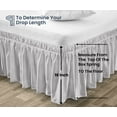 thumbnail image 5 of SGI Bedding 16 Inch Wrap Around Bedskirt | Microfiber Wrap Around Bed Skirt | Fade-Resistant, Wrinkle-free, Anti-static, Decorative, Extra Storage Space, Clutter-Free | Family XL, Light Gray, 5 of 8