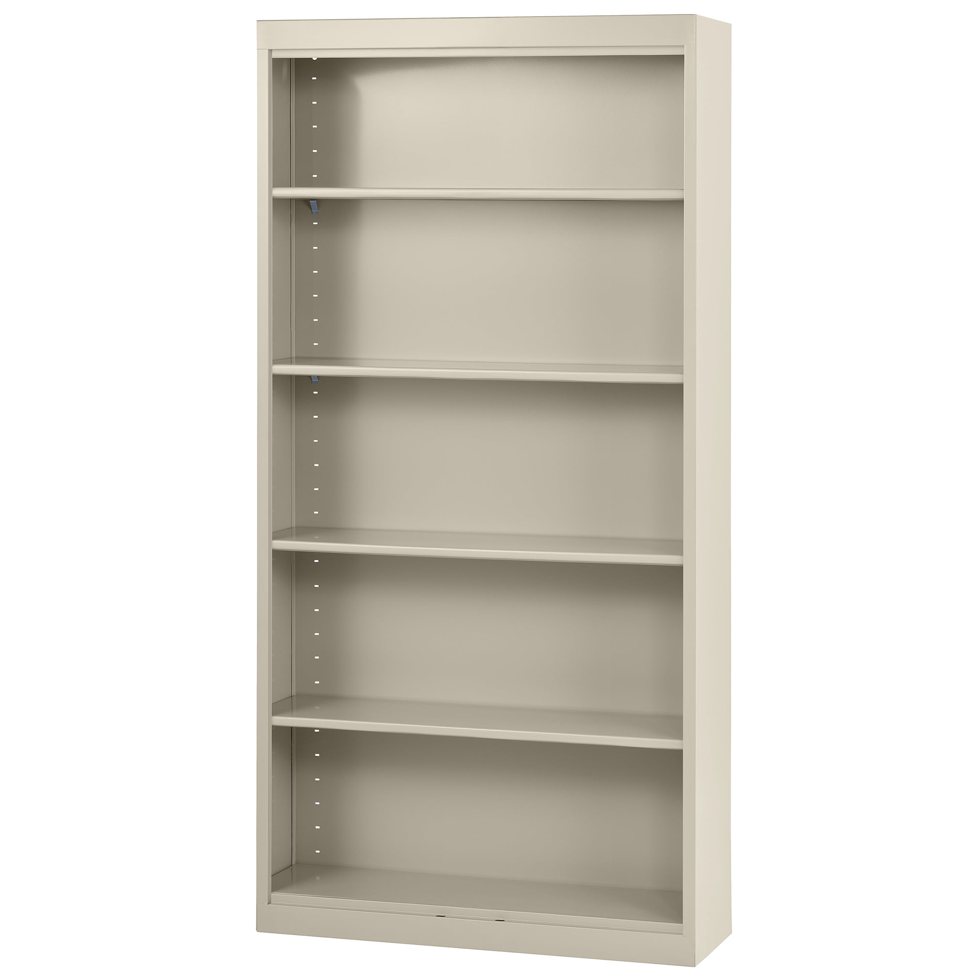 Sandusky Welded Steel Freestanding Bookcase Storage Cabinet, Putty