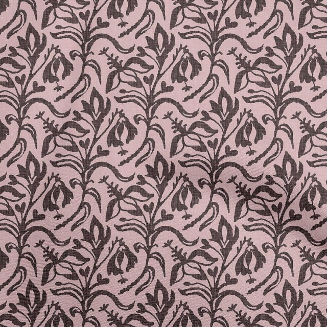oneOone Rayon Peach Fabric Block Sewing Material Print Fabric By The Yard 56 Inch Wide-W8