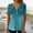 Multicolour, variant on Fatuov Plus Size Ladies Tops Clearance Short Sleeve Floral Print Graphic T-Shirts for Trends Pleated Front Summer Button V-Neck Casual Tunic Tops Multicolor, Sizes S-3X
