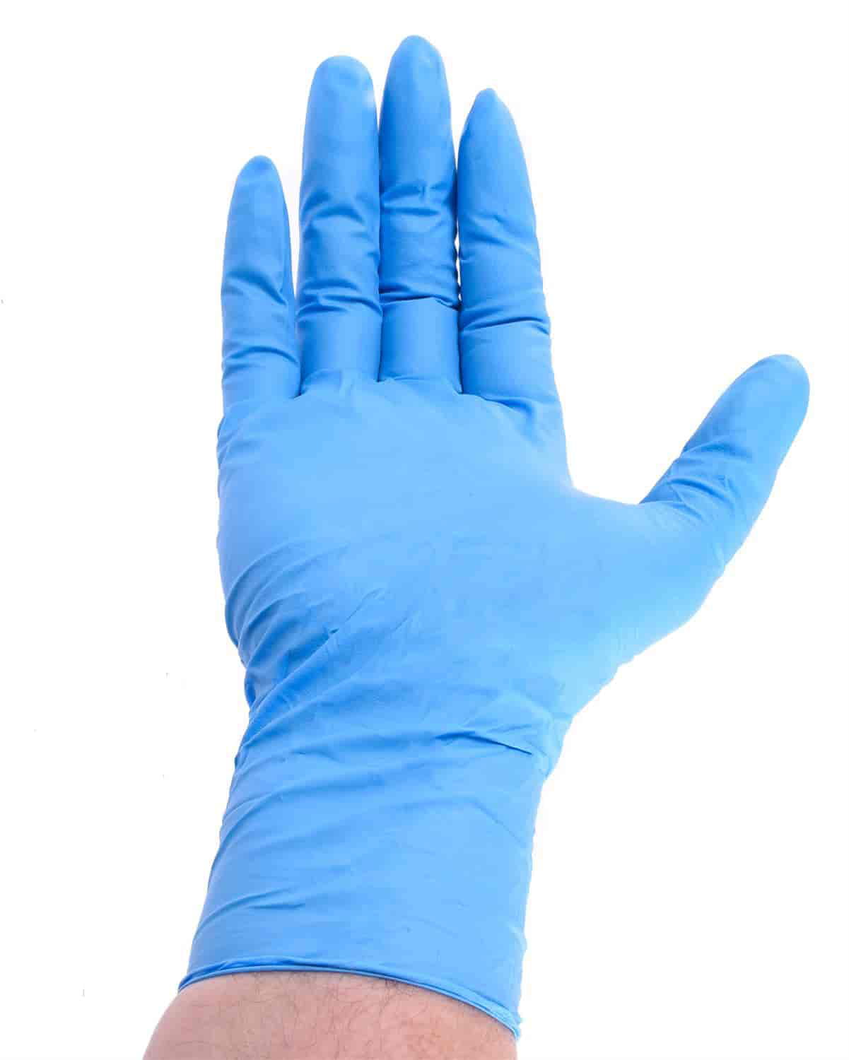 XLarge 50 Nitrile Exam Glove High Risk Heavy Duty 8mil Blue 12" Extended Cuff 