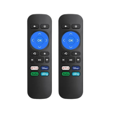(2 pack) Replaced Remote Compatible with ROKU Box, ROKU Express, ROKU Premiere, ROKU Player, ROKU 1 2 3 4 NOT for Any ROKU Stick or ROKU TV