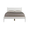 thumbnail image 4 of Camaflexi Mid-Century Solid Wood Twin Panel Bed in White, 4 of 7