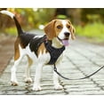 thumbnail image 2 of Arnés para perros PoyPet sin tirones, reflectante, ajustable, negro, S, 2 of 7
