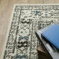 thumbnail image 6 of 3' X 5' Beige Oriental Stain Resistant Indoor Outdoor Area Rug, 6 of 10
