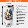 thumbnail image 2 of Booby Birdwatching Gift – Personalized Travel Tumbler 20oz with Lid, Straw and Handle – Stainless Steel Mug for Girls or Women Who Love Nature i65cQ5, 2 of 6