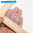 thumbnail image 4 of Unique Bargains 7.9'x7.9' Wooden Paper Making Screen Papermaking Frame Mould, Natural Color 2 Pack, 4 of 5