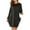 Black#D, variant on HAPIMO Women's Fashion Nightgowns Soft Cotton Long Sleeve Sleepswear Loose Comfy Sleep Dress Nightshirt with Pockets Gray M