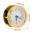 thumbnail image 2 of Minkissy Small Table Clock Vintage Analog Clock With Accurate Timekeeping For DIY Projects 1Pack, 2 of 6
