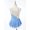 Light Blue, variant on iEFiEL Kids Girls Shiny Sequins Floral Ballet Gymnastics Skirted Leotard Sleeveless Dance Dress