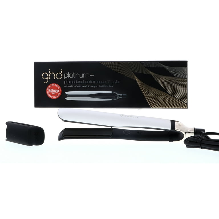 GHD Platinum+ Professional 1-inch Hair Styler, White, with