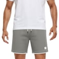 thumbnail image 6 of Besolor Men's Running Shorts Wide Leg Elastic Drawstring Waist Thin Breathable Summer Beach Casual Workout Shorts with Pocket(Small,Gray), 6 of 6