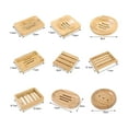 thumbnail image 7 of Travelwant 3Packs Soap Dish, Bamboo Soap Dish, Soap Holder for Shower, Soap Savers for Bar Soap, Soap Dishes for Bathroom, Soap Tray Self Draining, 7 of 7