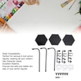 thumbnail image 3 of Action Figure Stand, 3 Pack ABS Stainless Steel Bendable Doll Figure Support Display Holder Base for 6 Inch Models, 3 of 7