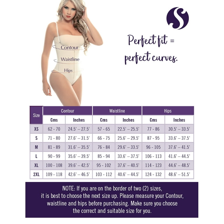 Siluet 1003 Fajas Colombianas Bodysuit Shapewear High Compression Thong  Girdle with Control Slimming