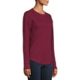 thumbnail image 3 of Time and Tru Women's Long Sleeve Thermal T-Shirt, 3 of 6