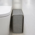thumbnail image 5 of AYktou 22L Toilet Paper Storage Holder, 17.3×13×5.9 Inch Convenient Foldable Fabric Toilet Paper Baskets with Lid, Waterproof Freestanding Bathroom Organizer Box for Towels and Toiletries, 5 of 8