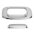 thumbnail image 1 of Cubierta de manija de puerta exterior para Chevy Silverado 1500 1999-2006, tono plateado electrochapado ABS, 1 juego, 1 of 7