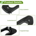 thumbnail image 4 of Ofertas Únicas 1 Pc Cubierta del marco del interruptor de ventana del lado frontal izquierdo No.68185911AA Panel de control de puerta para Jeep Wrangler JK 2011-2018 Plástico Negro, 4 of 6