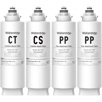 Waterdrop Undersink Replacement Water Filter Compo Pack, 2PP CT CS