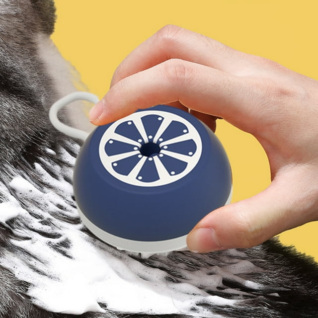 Bath Liquidized Brush Soft Silicone Pet Shower Grooming Shampoo Massage Dispenser For Short Long Haired Dogs