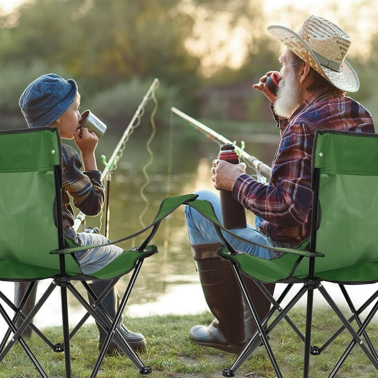 4 Pack Folding Camping Chairs with Carrying Bag Portable Lawn Chairs Lightweight Beach Chairs Outdoor Collapsible Chair with Mesh Cup Holder for Travel Outside Camp Beach Fishing Sports Walmart