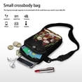 thumbnail image 7 of HELLHERO 4.33"x1.97"x7.09" Shoulder Bag, Men, Women with Unique Gift Snowmen Gifts Night, 7 of 7